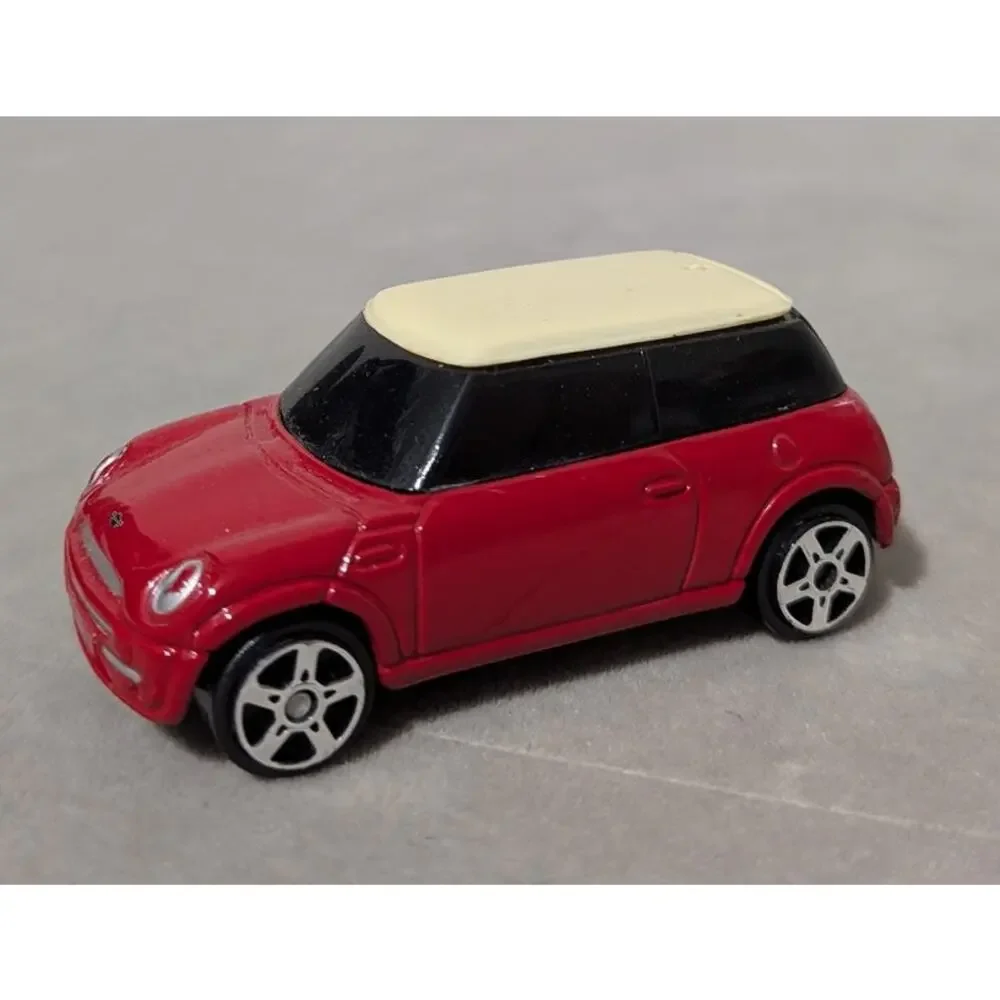 Vintage Maisto 1/64 Import Lot - 2004 Scion xB Box Car & Mini Cooper Hatchback
